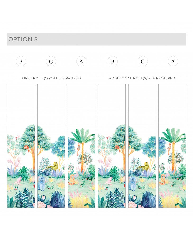 Mural Papel de Parede Selva