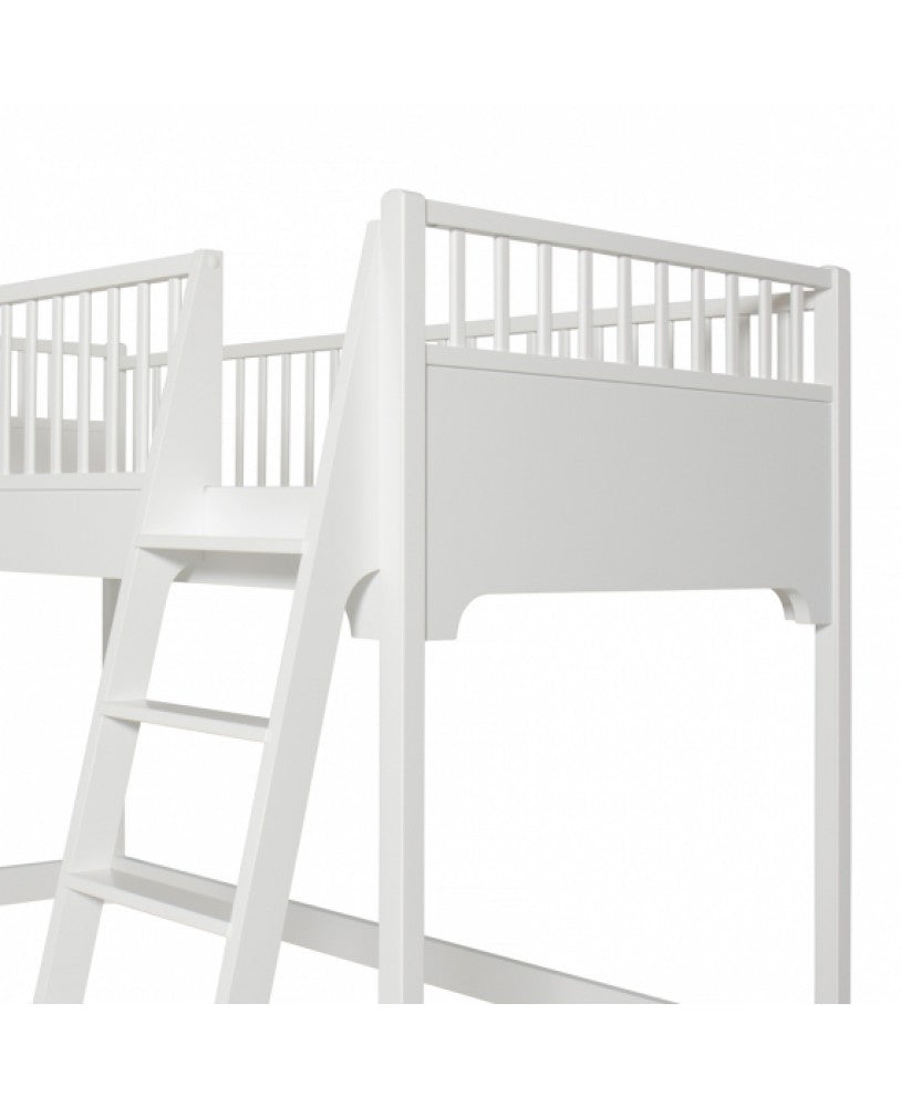 Cama Loft Baixo Seaside, Branco - Maria do Mar