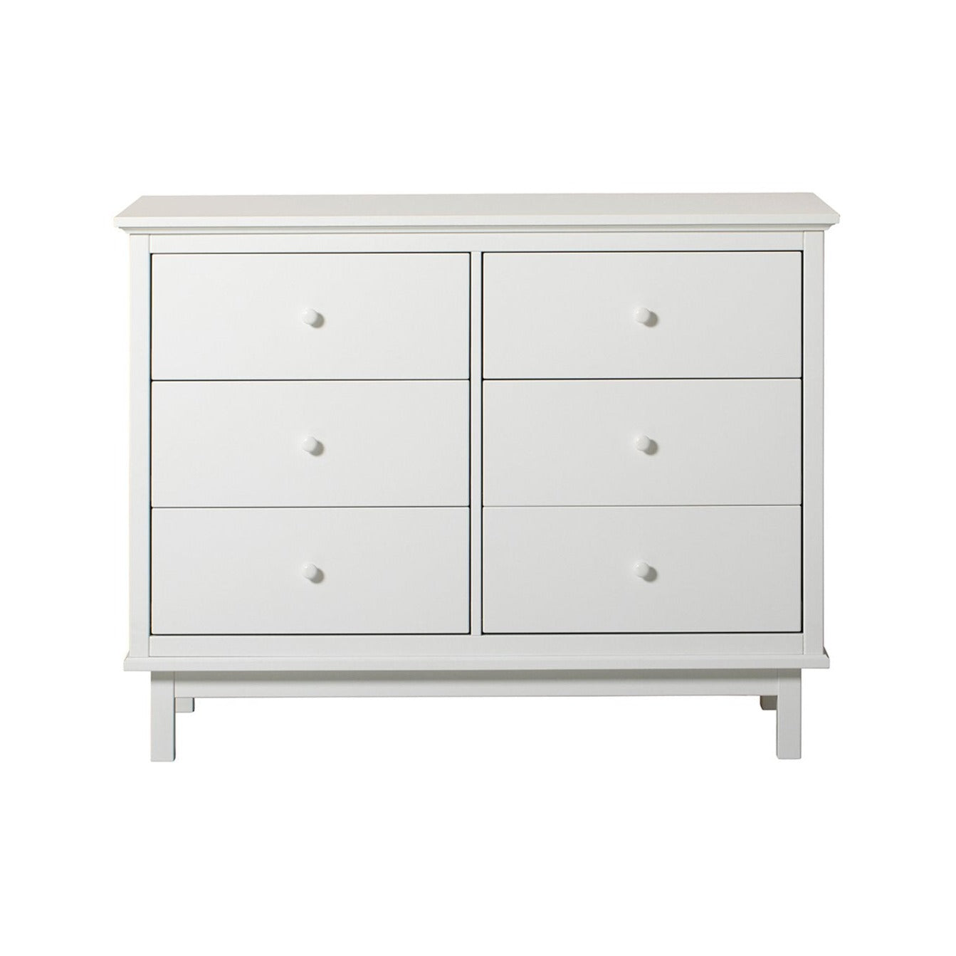 Seaside Chest of 6 Drawers, White
