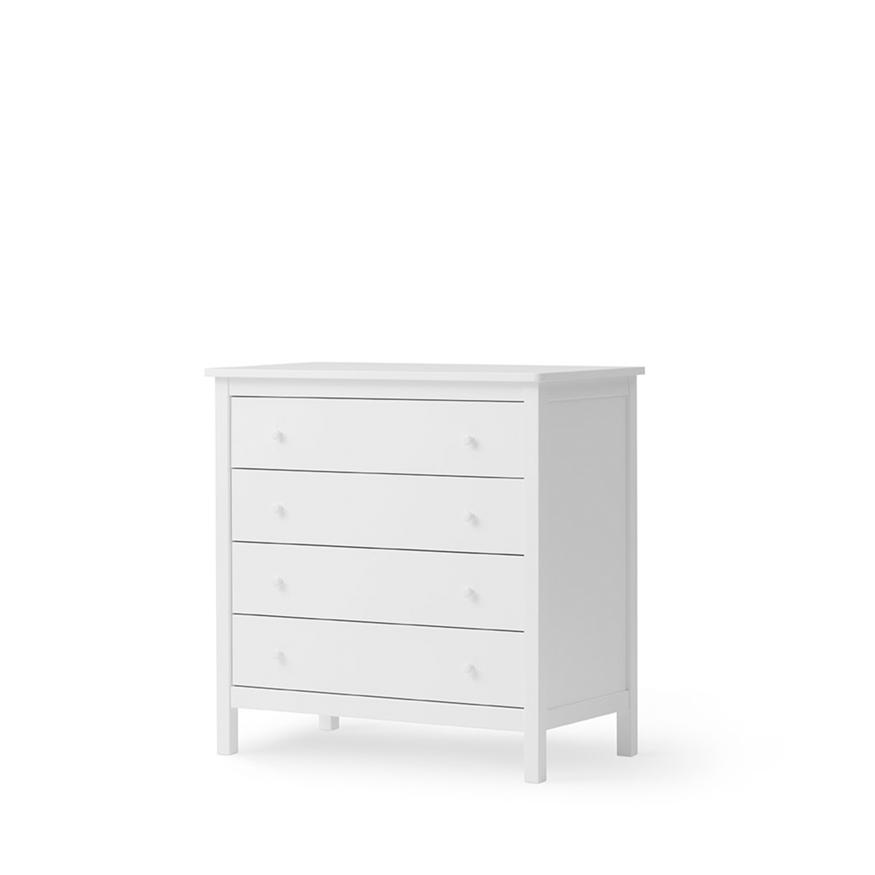 Seaside Chest of 4 Drawers, White