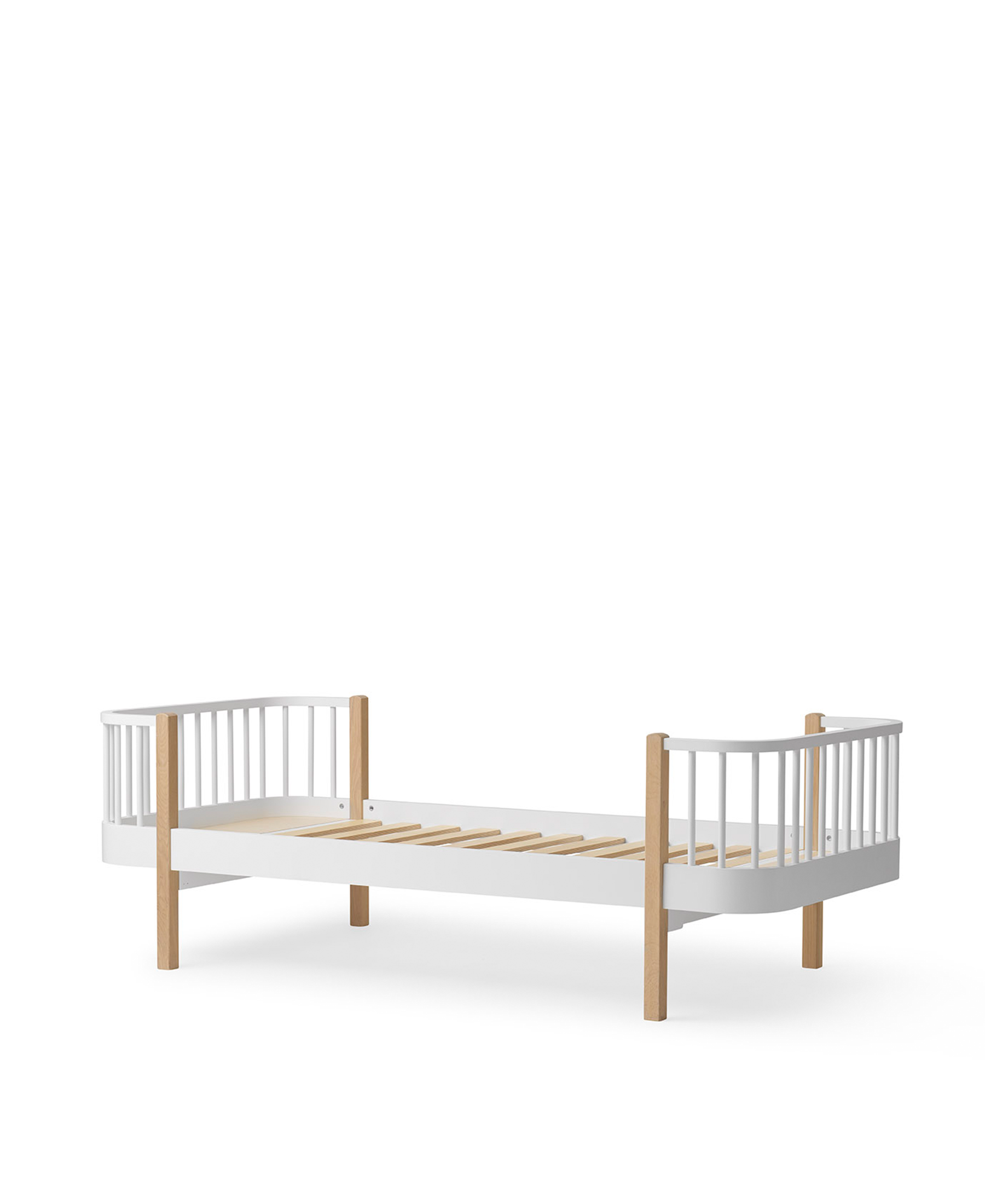 Cama Wood, Branco e Madeira - Maria do Mar