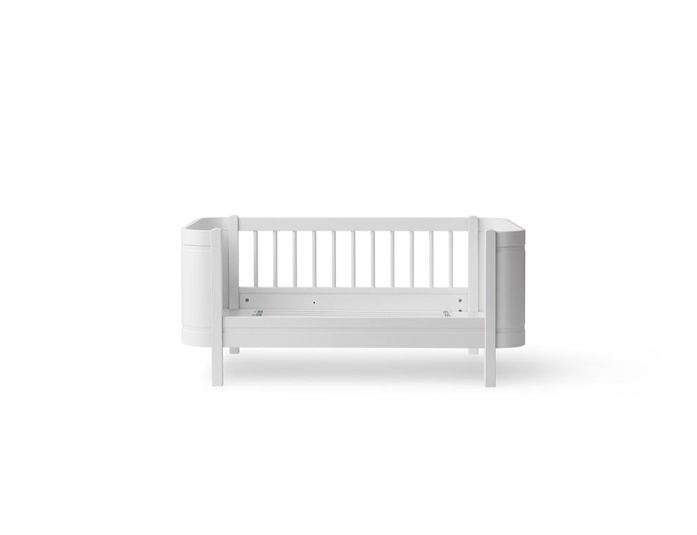 Cama de Grades Wood Mini+, Branco (Exclui kit 0-9 anos)