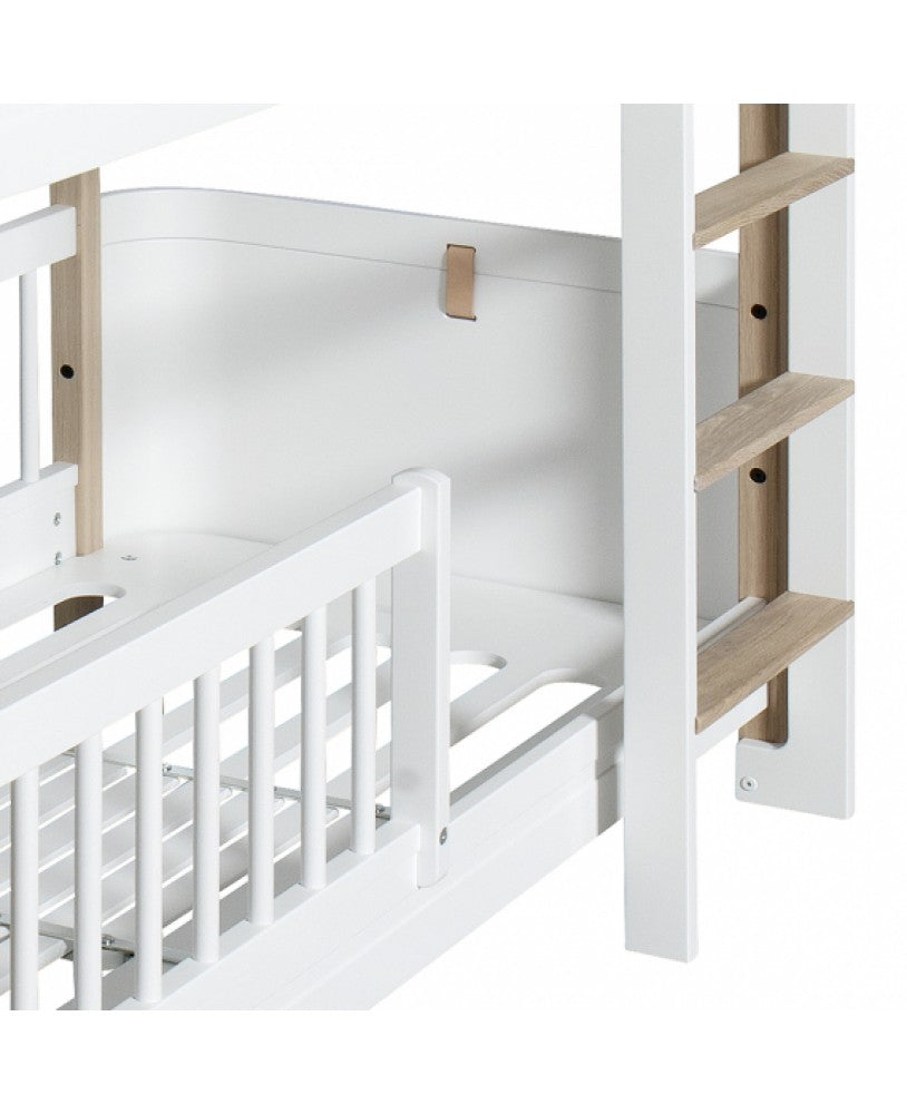 Beliche Baixo Wood Mini+, Branco e Madeira - Maria do Mar