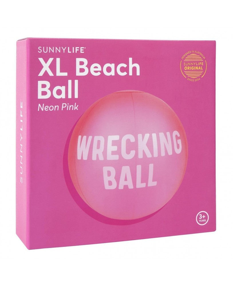 Bola Insuflável XL, Neon Pink - Maria do Mar