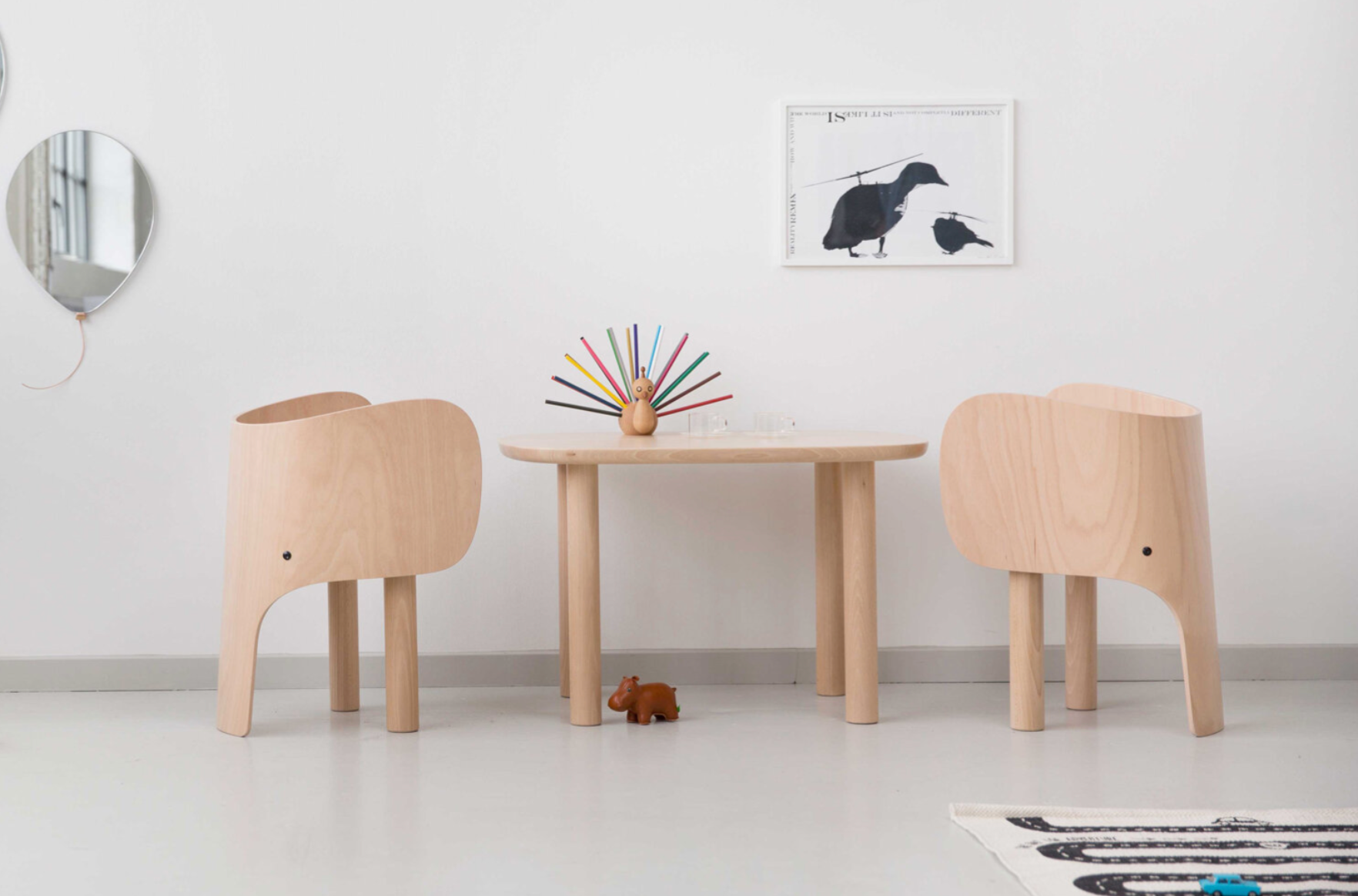 elephant table