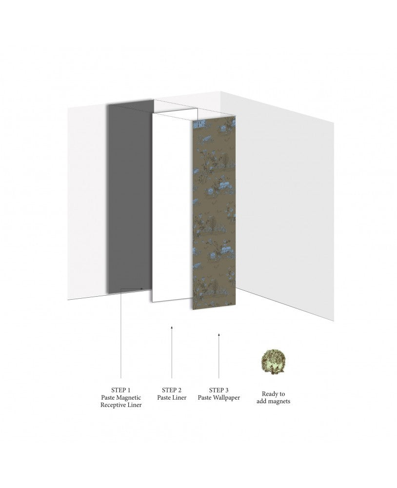 Papel de Parede Magnético Woodlands