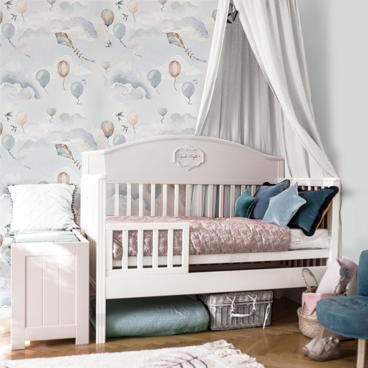 Fairytale Balloons Wallpaper