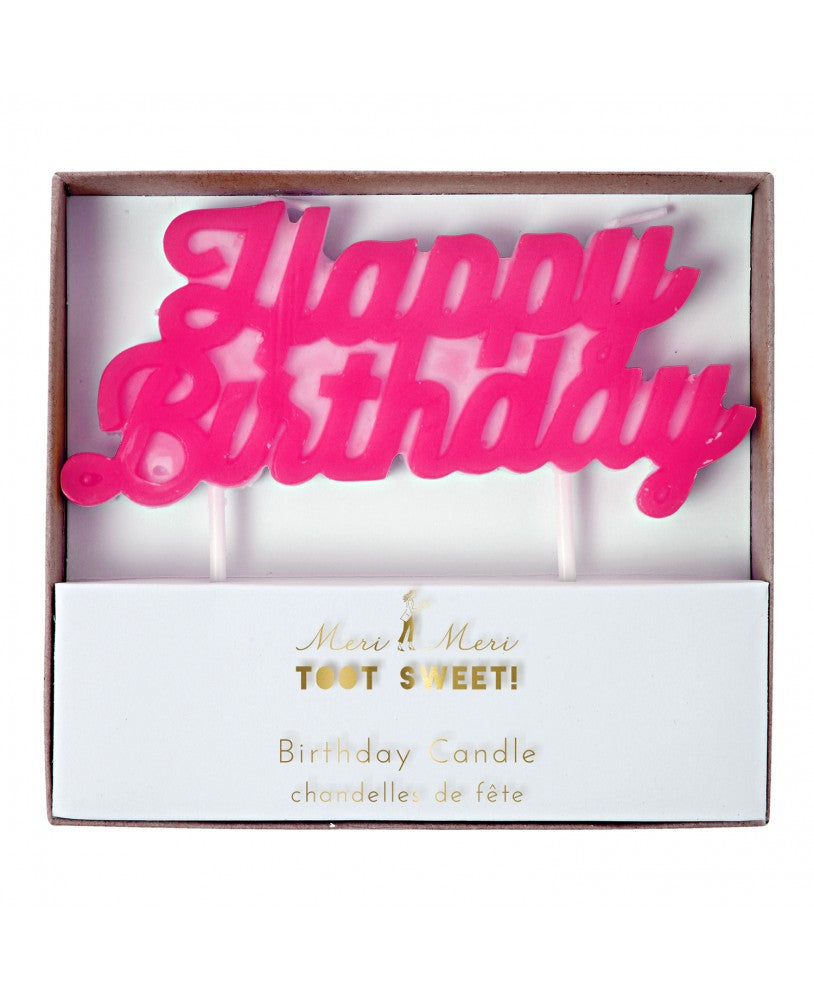 Vela "Happy Birthday"