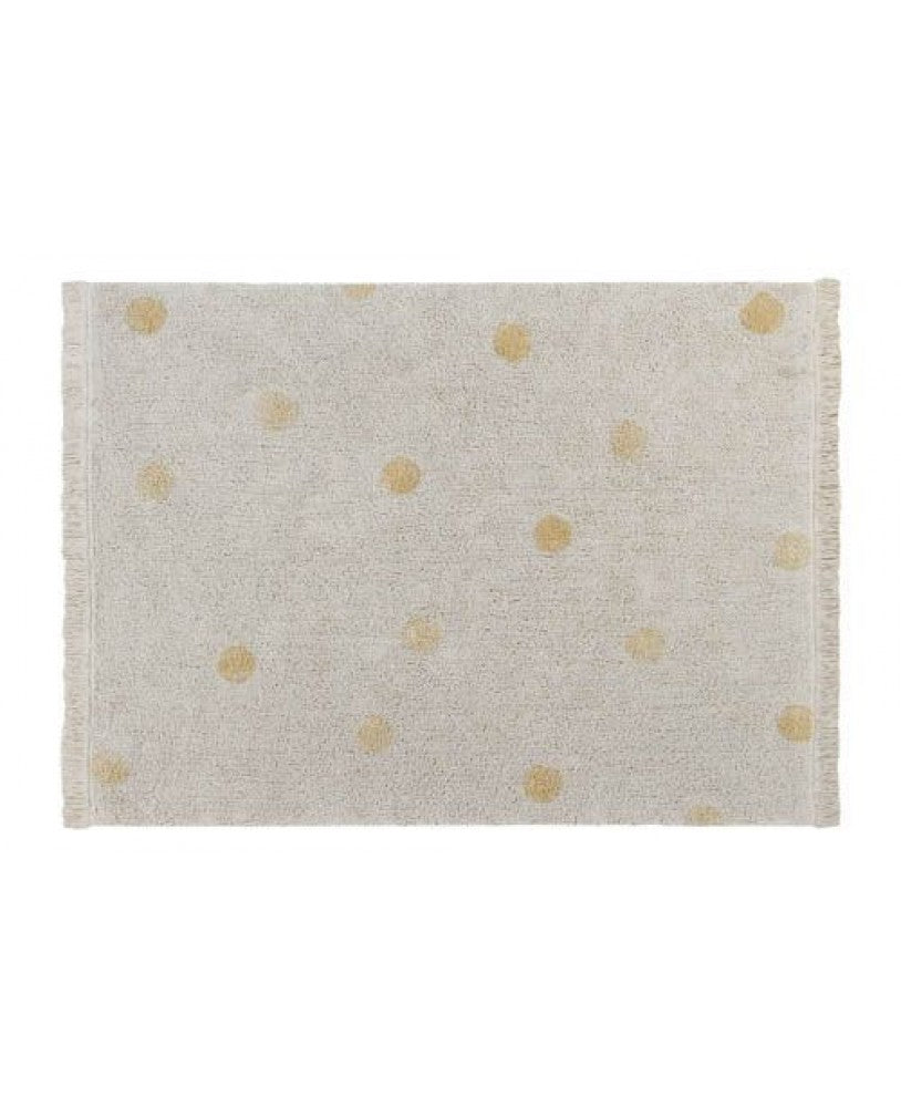 Hippy Dots Natural Washable Rug