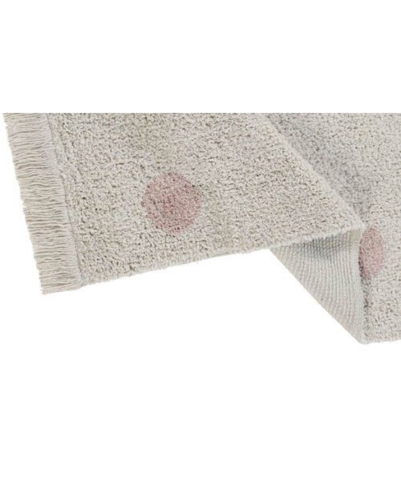 Hippy Dots Natural Washable Rug