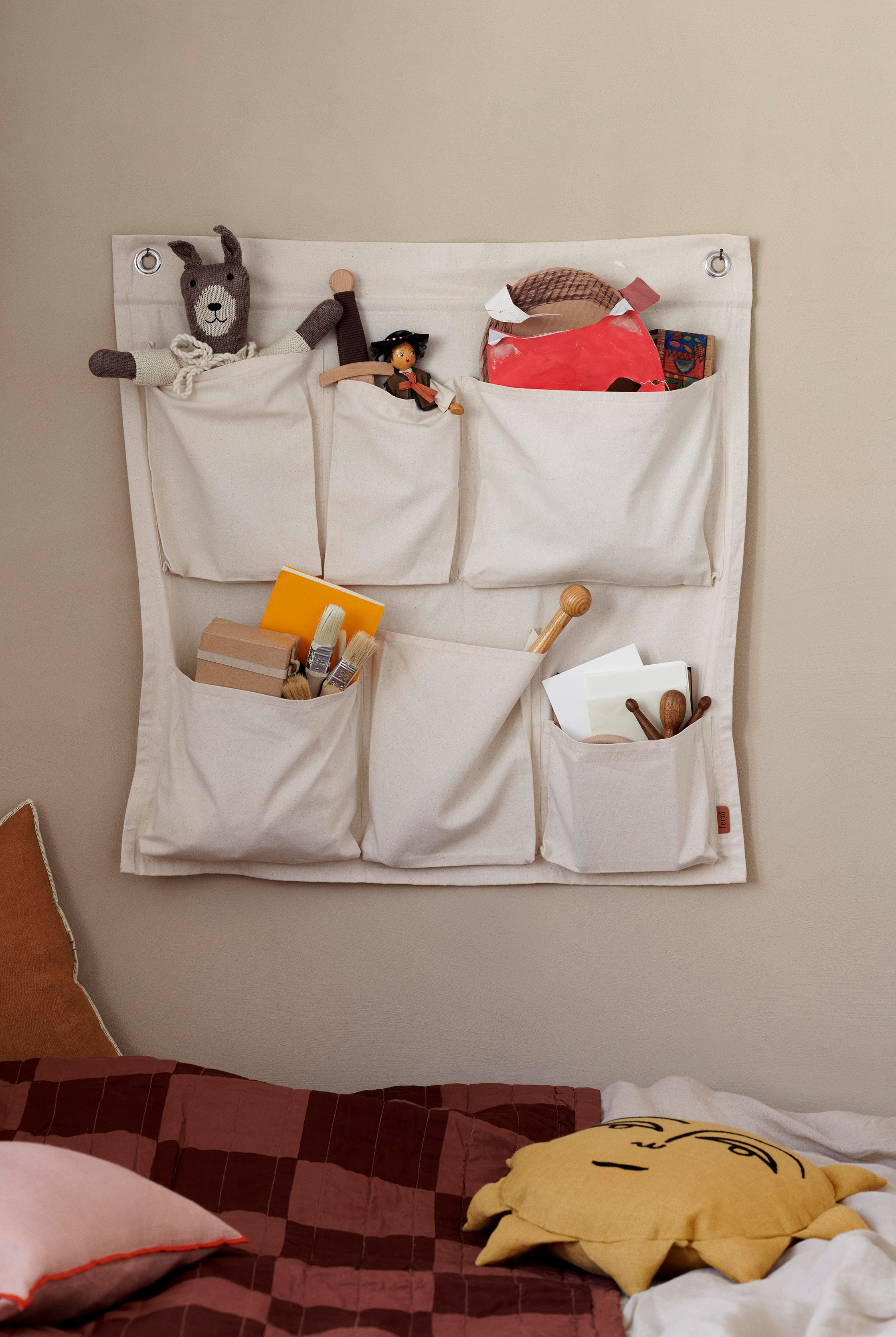 Organizador Canvas Wall Pockets