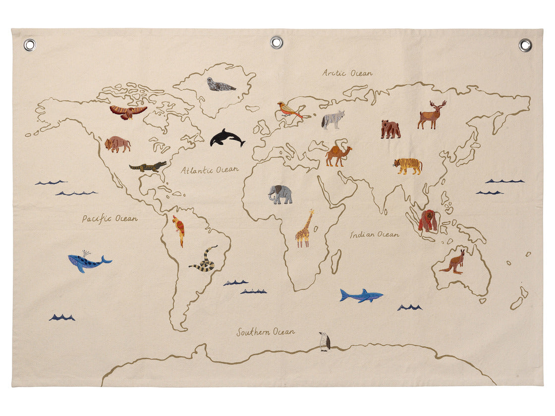 Mapa Mundo Têxtil