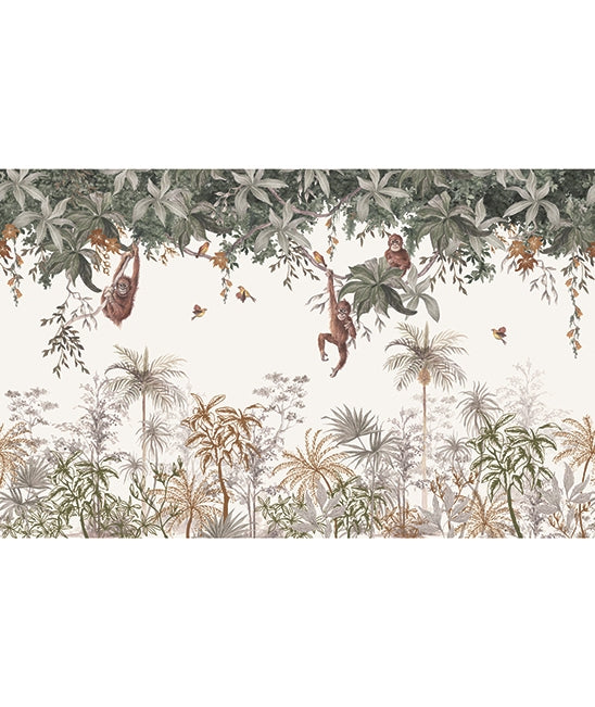 Mural Papel de Parede Monkey
