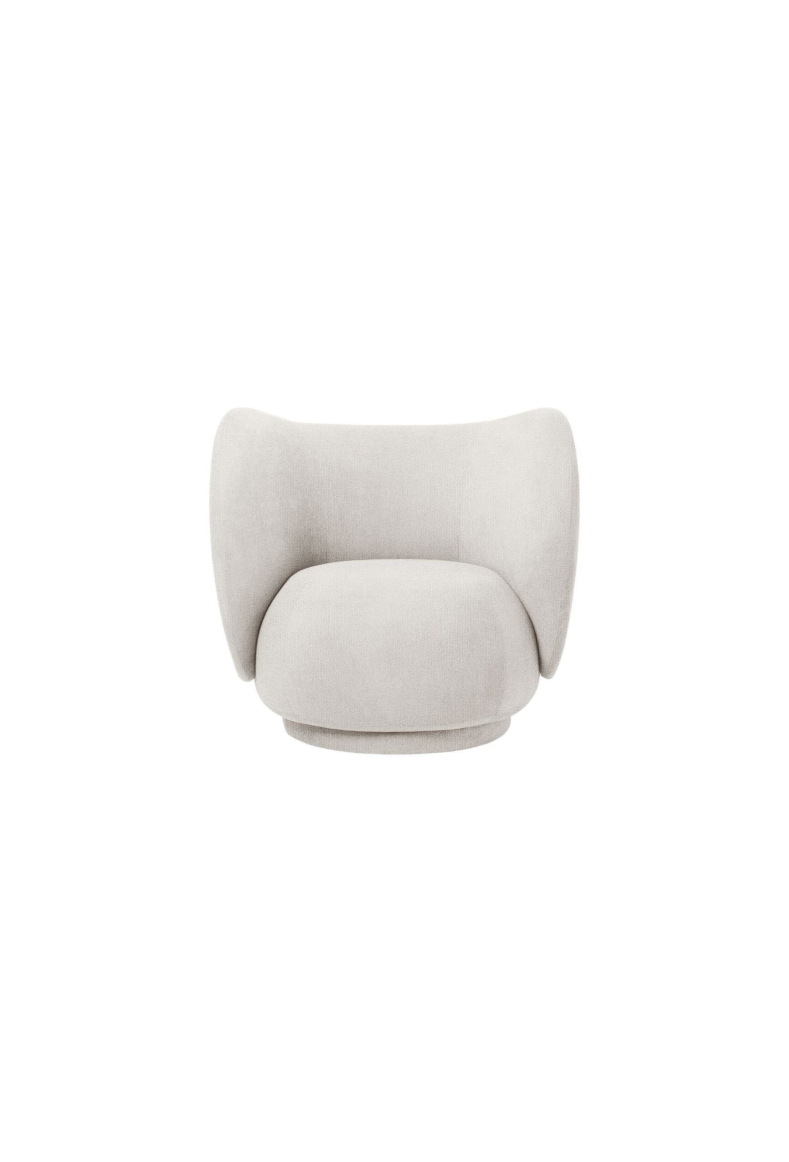 Rico Lounge Chair, Bouclé