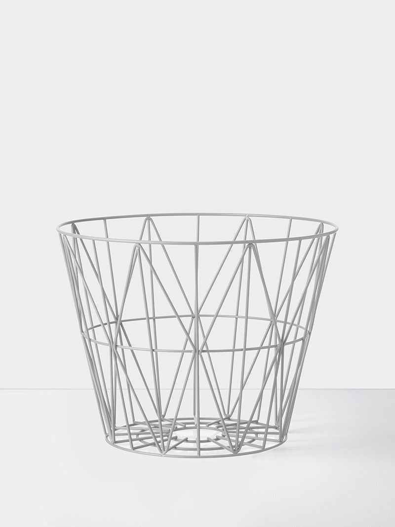 Wire Basket Cinzento