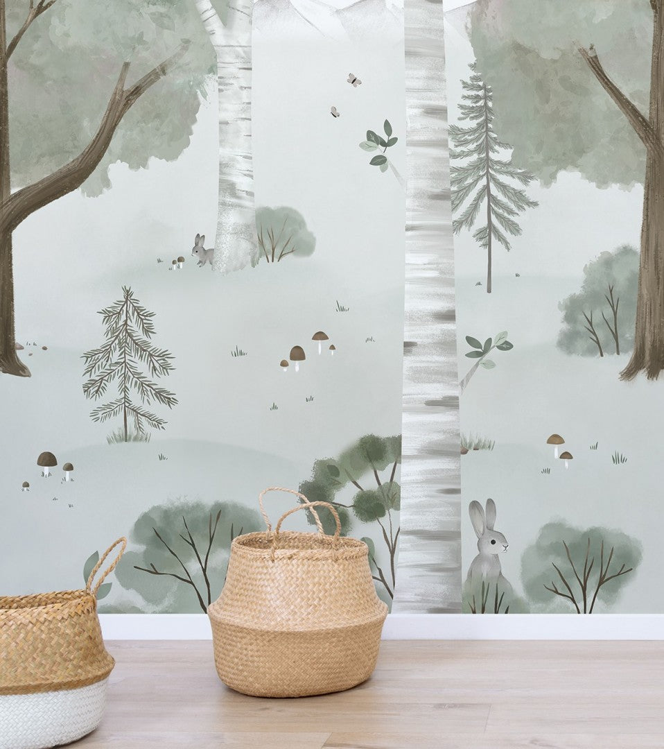 Mural Papel de Parede Kharu Floresta