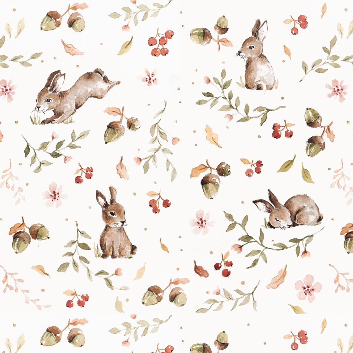 Papel de Parede Happy Rabbits