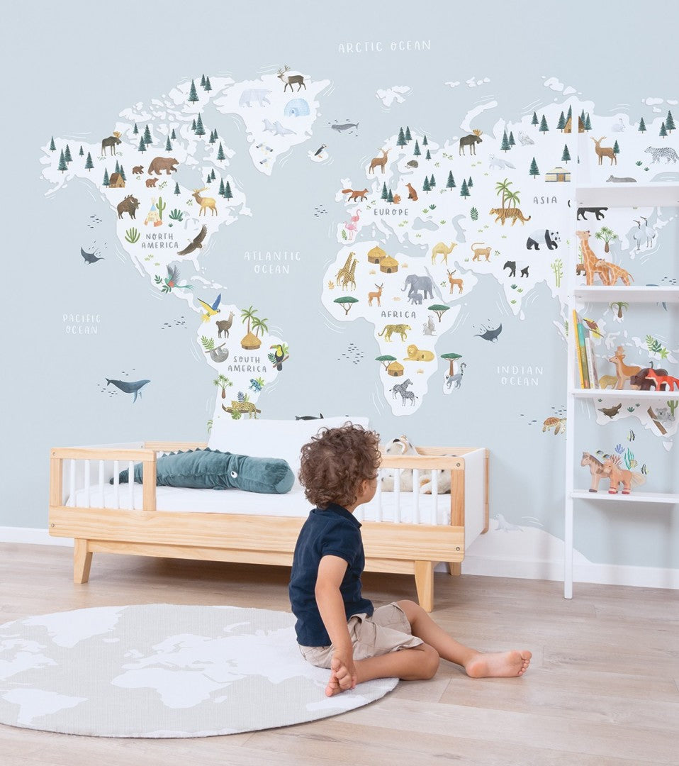 Mural Papel de Parede Living Earth