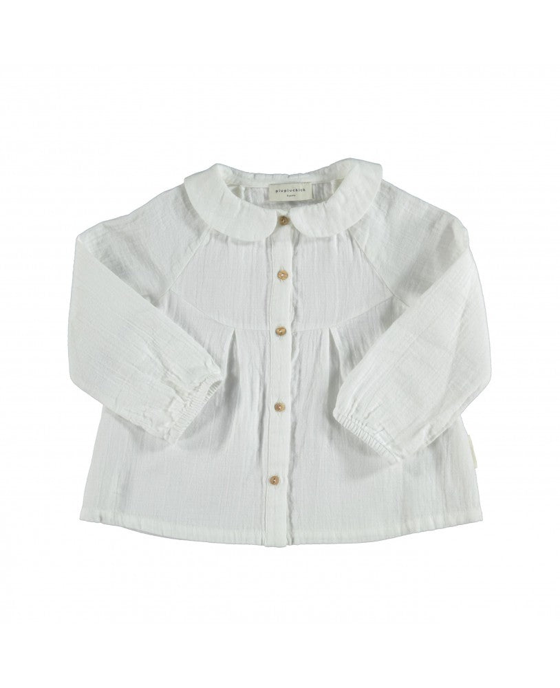 Camisa Gola Peter Pan - Maria do Mar
