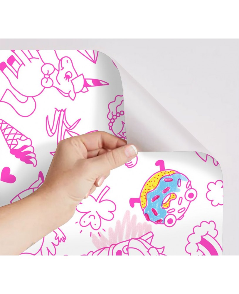 Adhesive Roll for Coloring