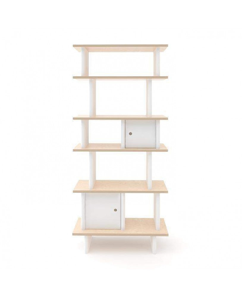 Mini Vertical Bookshelf Birch
