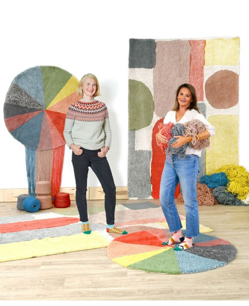 Wool Washable Mat, Pie Chart
