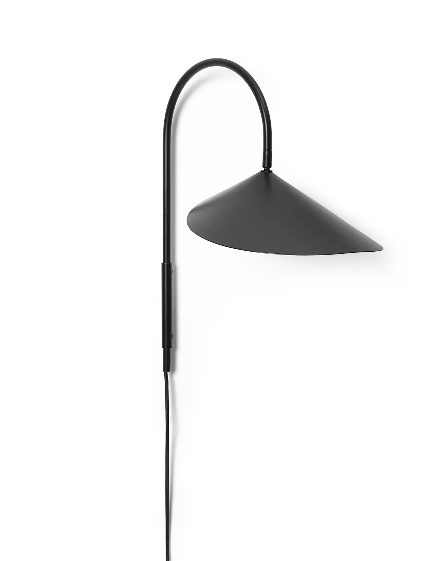 Arum Swivel Wall Lamp Black