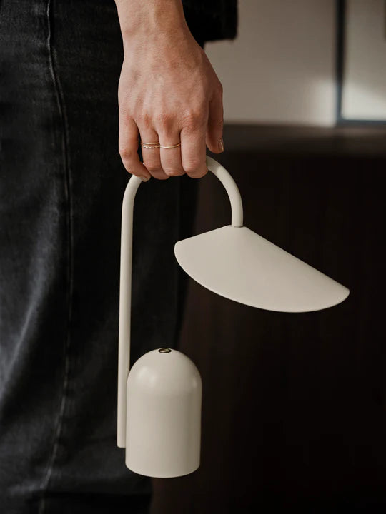 Arum Portable Lamp, Cashmere
