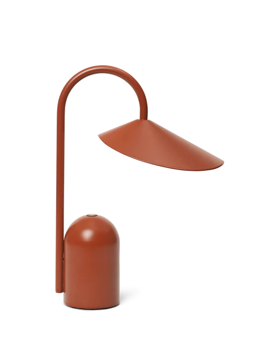 Arum Portable Lamp, Oxide Red