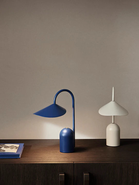 Arum Portable Lamp, Bright Blue