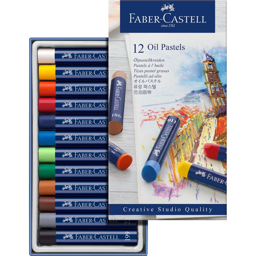 Estojo de Pasteis Oleoso Faber -Castell