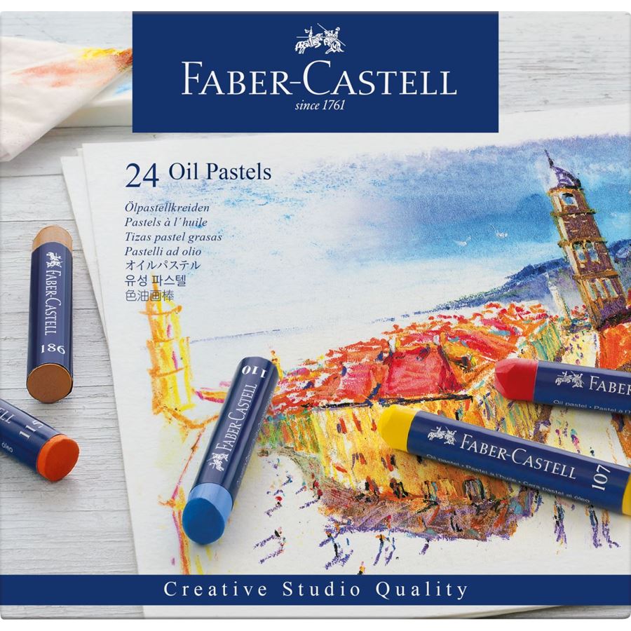 Estojo de Pasteis Oleoso Faber -Castell