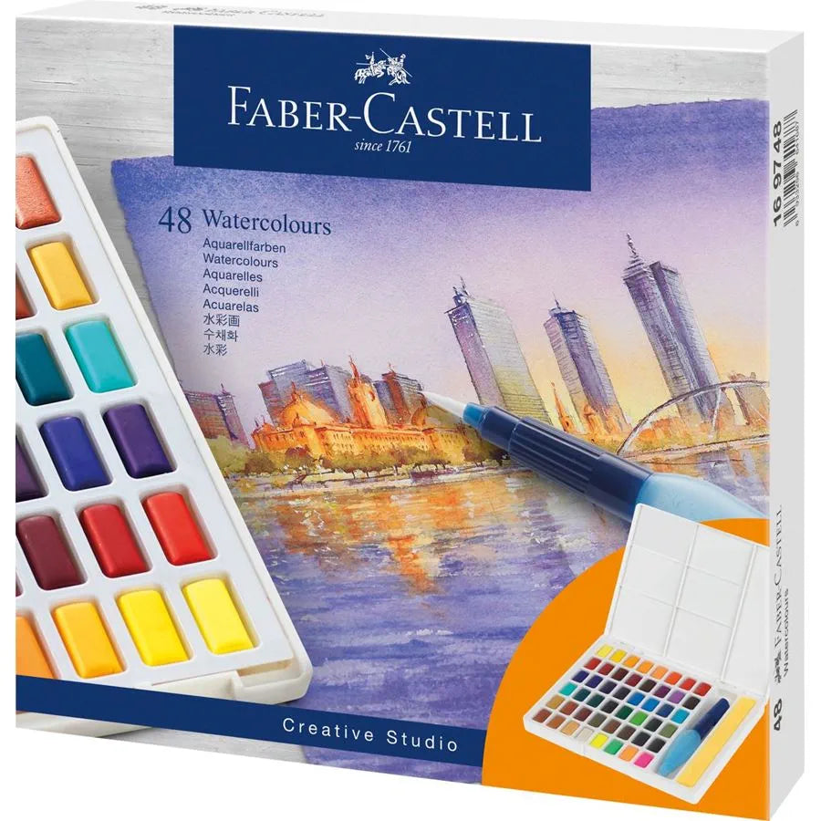 Estojo de Aguarelas Pastilha, Faber- Castell