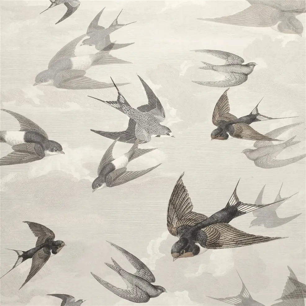 Chimney Swallows Wallpaper