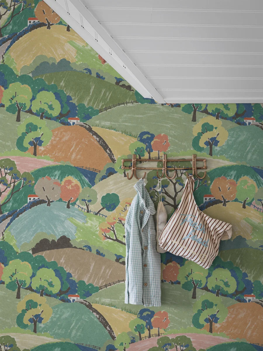 Mural Custom fit, Hills and Trees