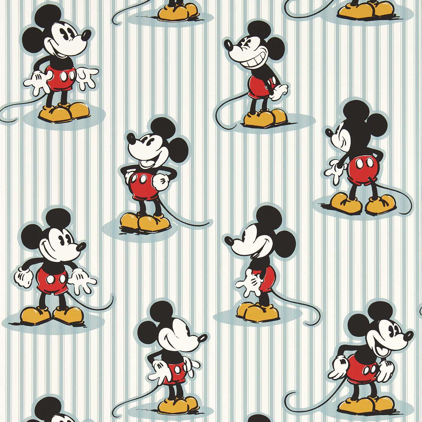 Wallpaper, Mickey Stripe