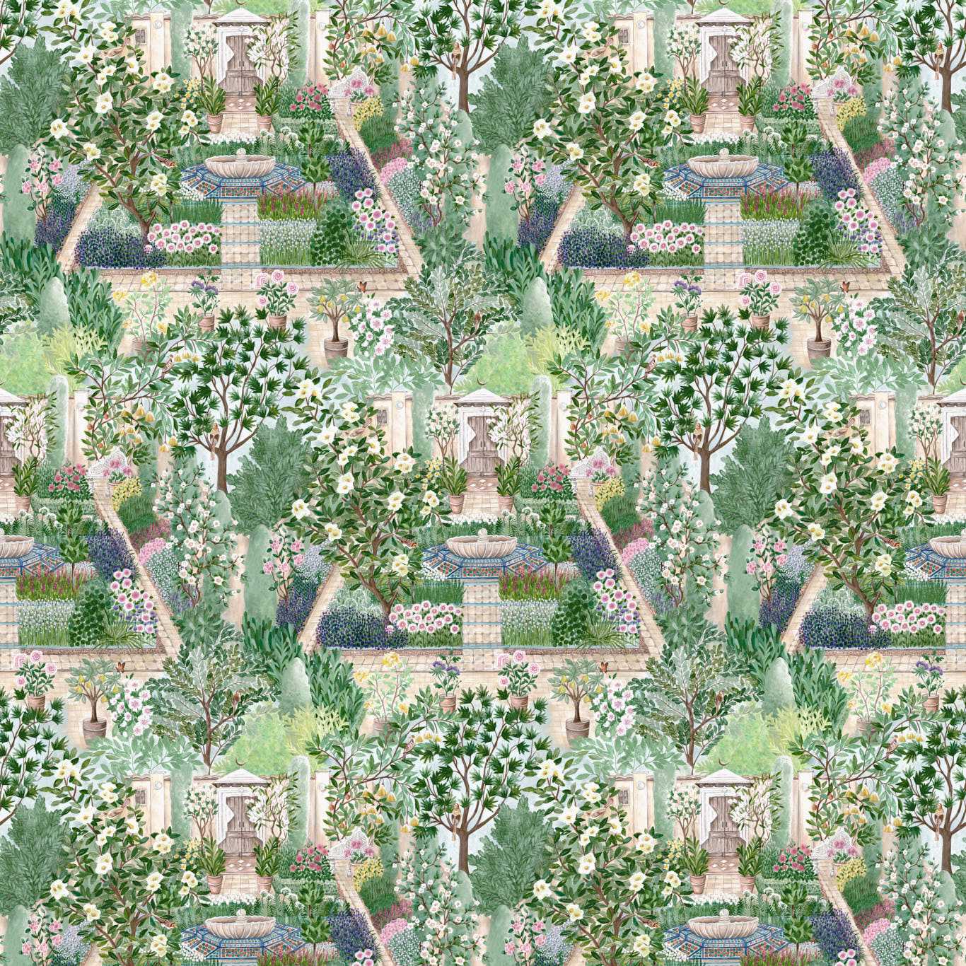 Papel de Parede, Carpet Garden