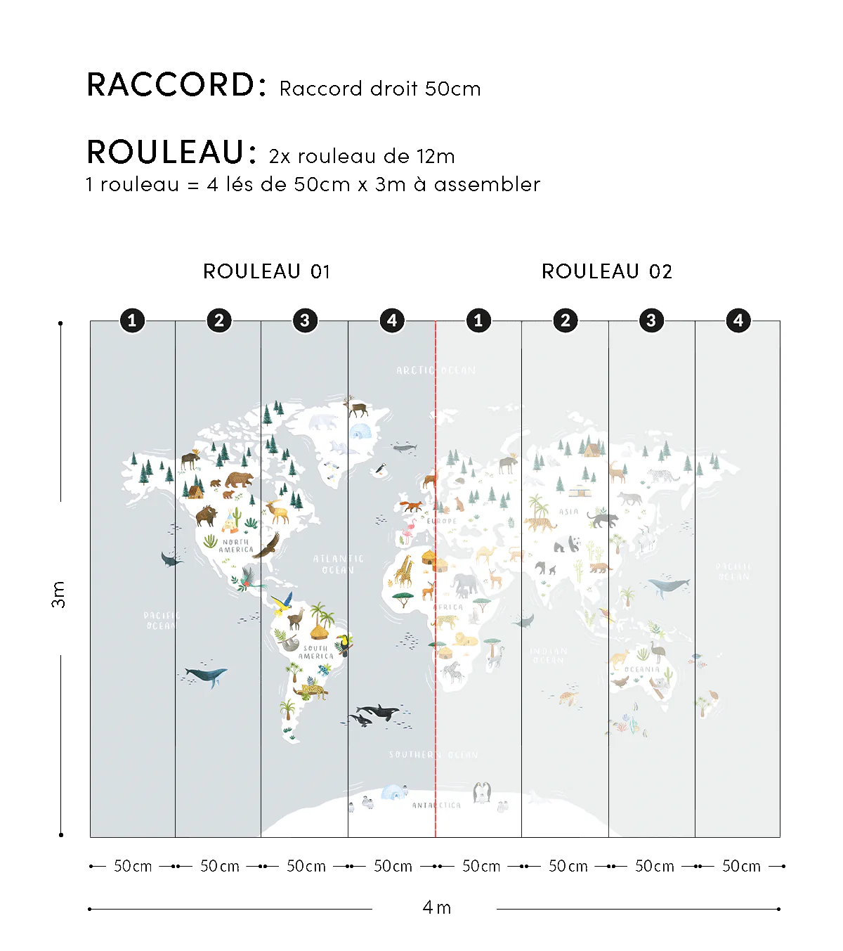 Mural Papel de Parede Living Earth