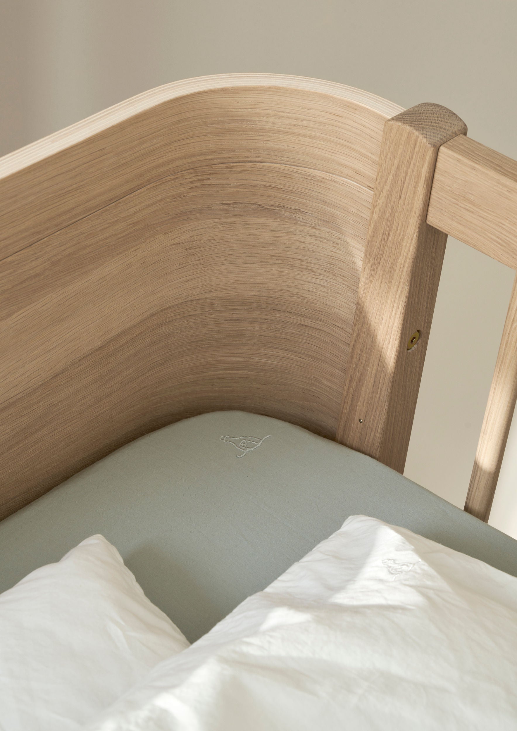 Wood Mini+ Low Loft Bed, Oak