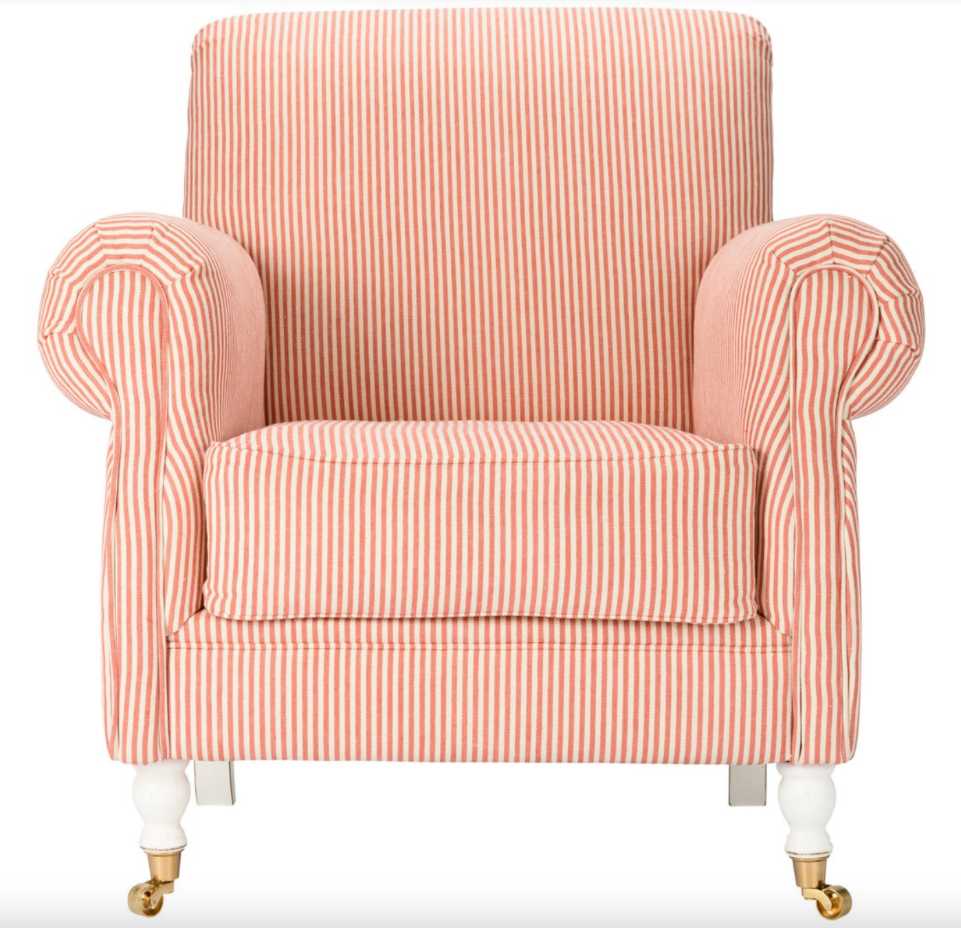 Kingston Chair - Rhubarb Stripes Linen