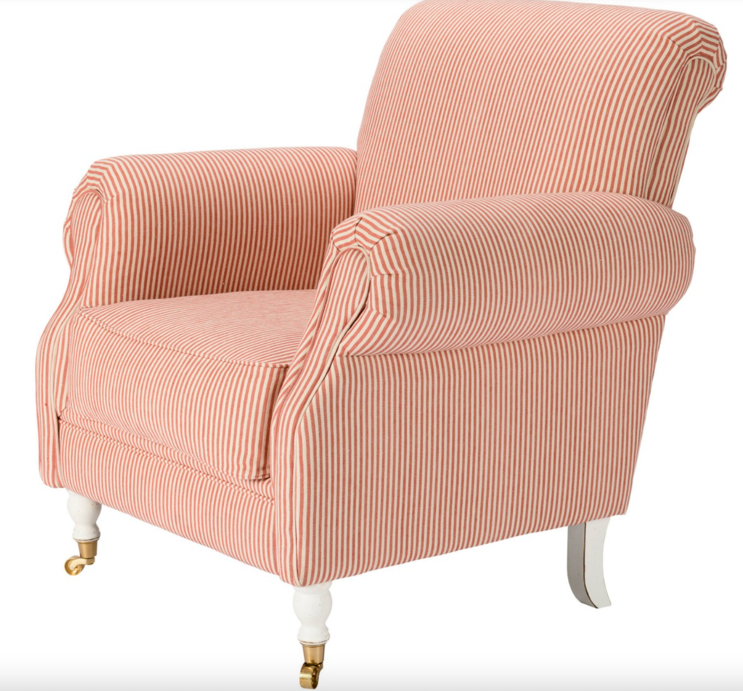 Kingston Chair - Rhubarb Stripes Linen