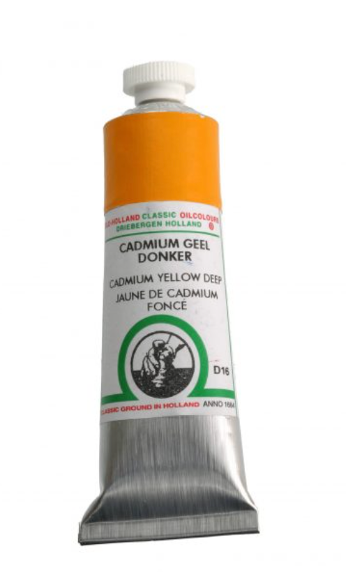 Tinta de Óleo Cadmium Yellow Deep, serie D, n 016 Old Holland