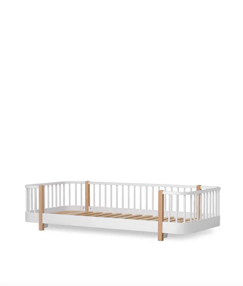 Wood Original floor bed, white/oak