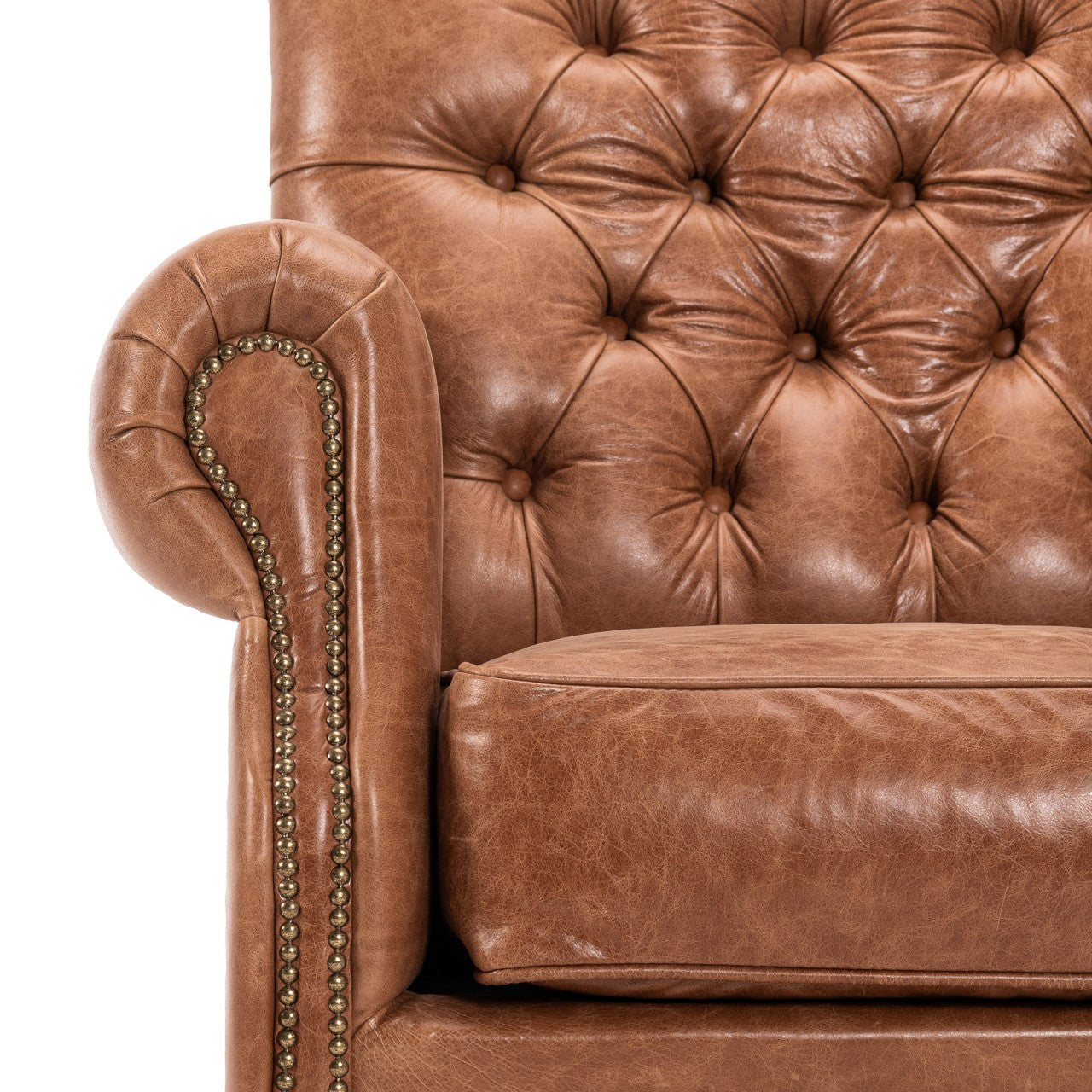 Kingston Chair - Cambridge Hazelnut leather