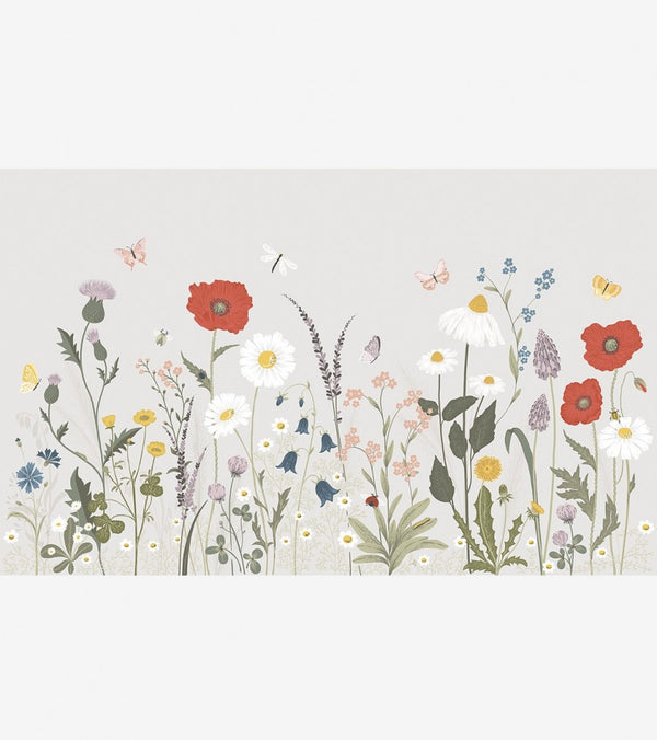 Mural Papel de Parede Wildflowers