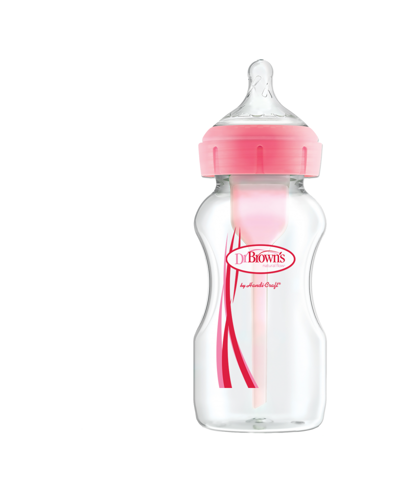 Options+ Wide Mouth Silicone Teat Bottle