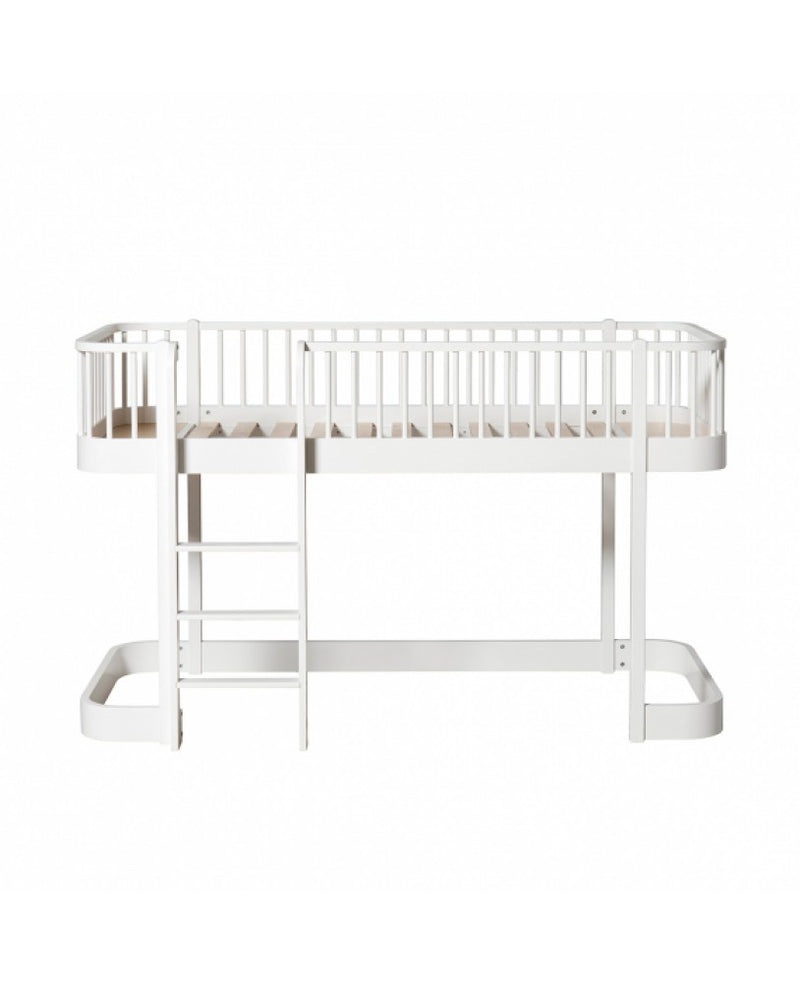 Cama Loft Baixo Wood, Branco - Maria do Mar 
