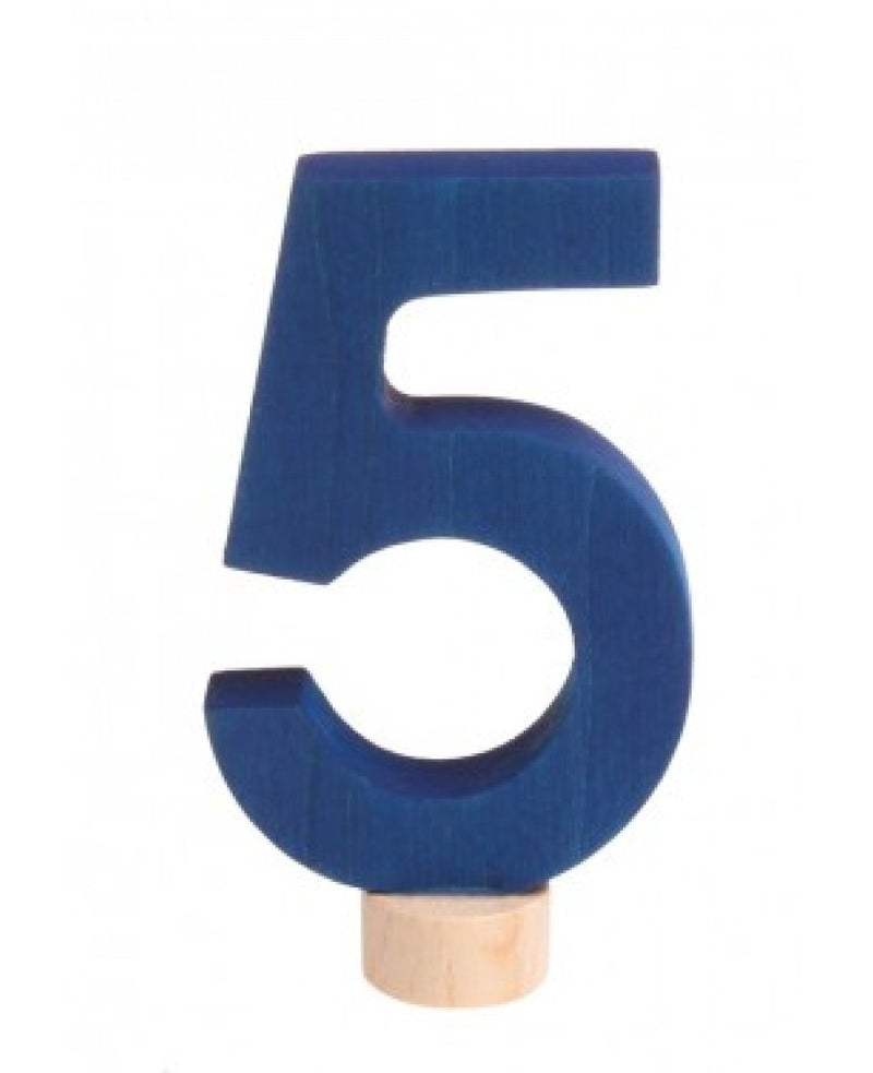 Número Decorativo de Madeira, 9