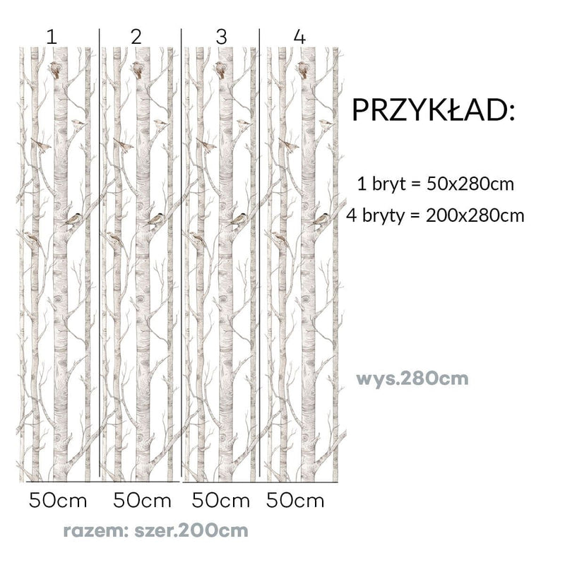 Papel de Parede Birch Forest