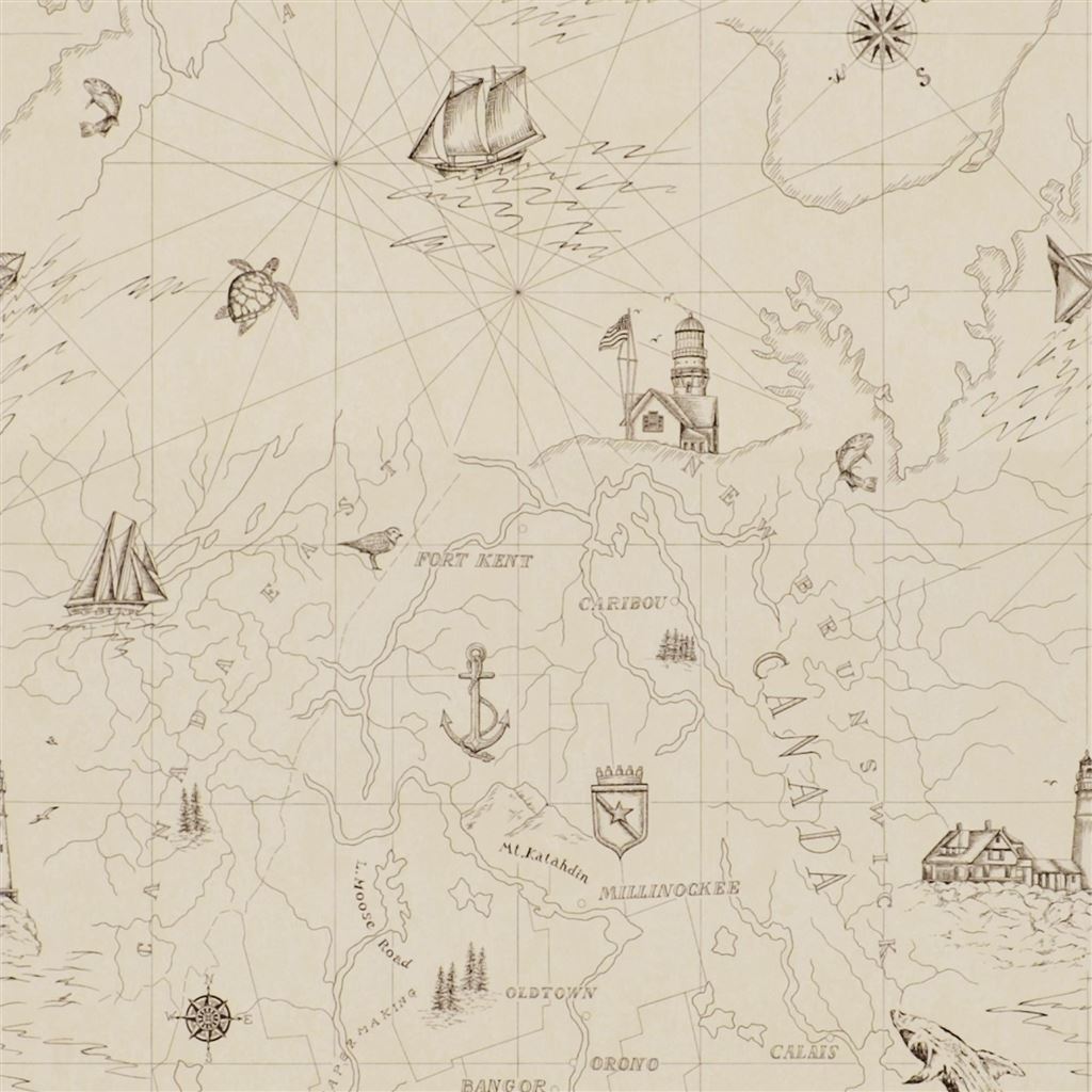 Searsport Map Wallpaper
